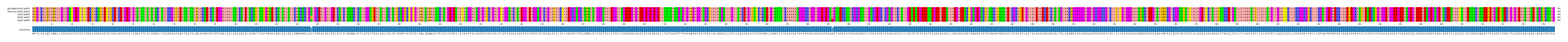 Multiple Alignments (by translate haplotype frequency)