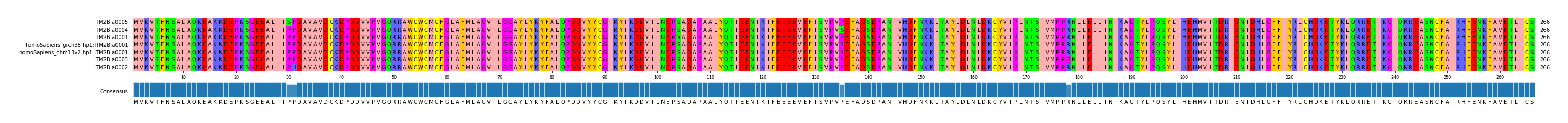 Multiple Alignments (by translate haplotype similarity)