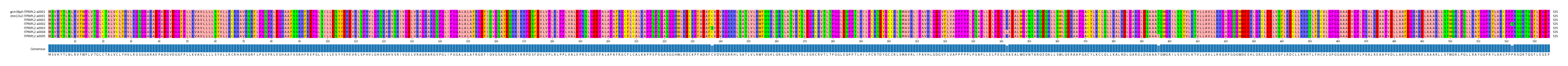 Multiple Alignments (by translate haplotype frequency)