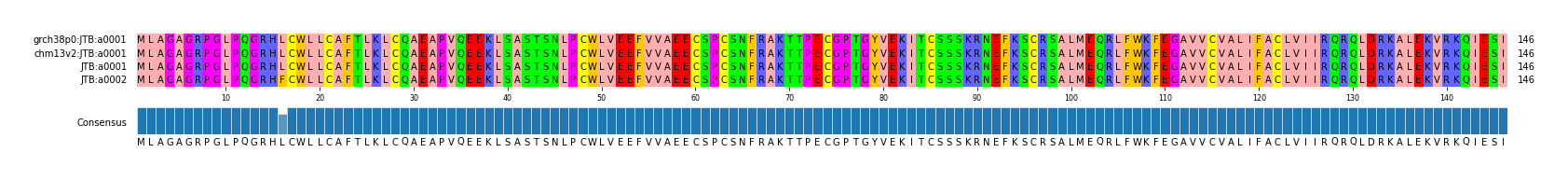 Multiple Alignments (by translate haplotype similarity)
