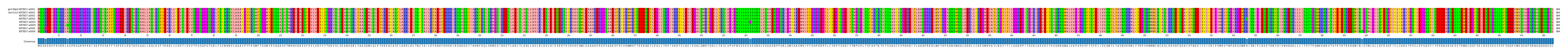 Multiple Alignments (by translate haplotype frequency)