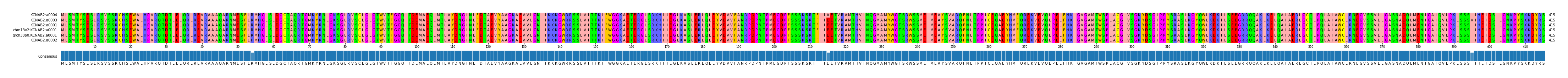 Multiple Alignments (by translate haplotype similarity)