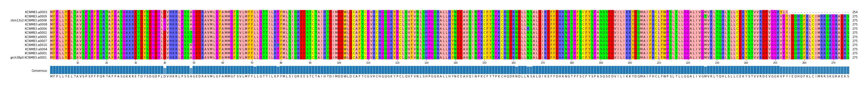 Multiple Alignments (by translate haplotype similarity)