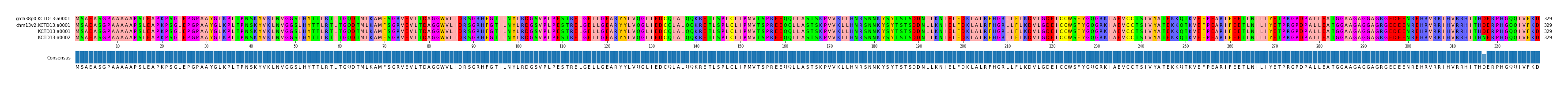 Multiple Alignments (by translate haplotype similarity)