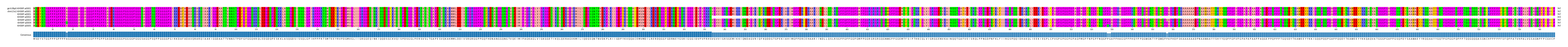 Multiple Alignments (by translate haplotype frequency)