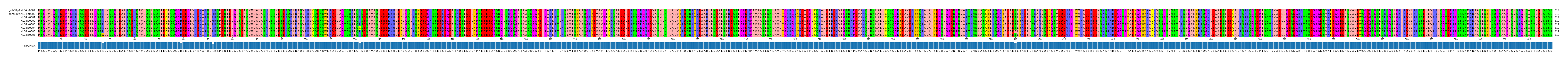 Multiple Alignments (by translate haplotype frequency)