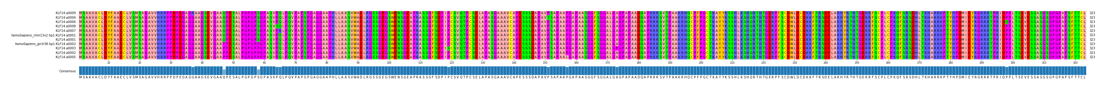 Multiple Alignments (by translate haplotype similarity)