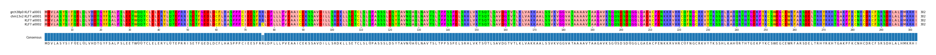 Multiple Alignments (by translate haplotype similarity)