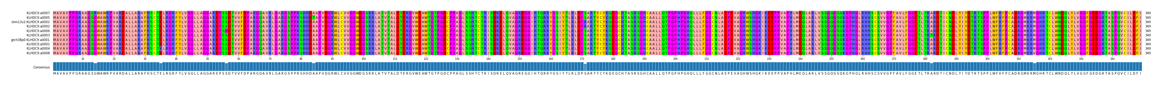 Multiple Alignments (by translate haplotype similarity)