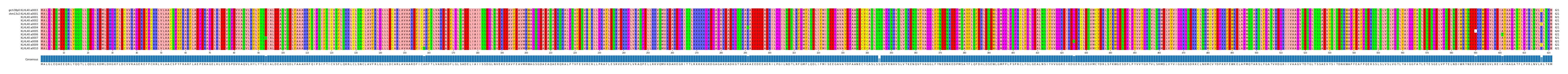Multiple Alignments (by translate haplotype frequency)