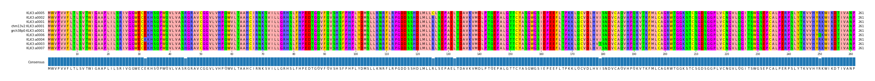 Multiple Alignments (by translate haplotype similarity)