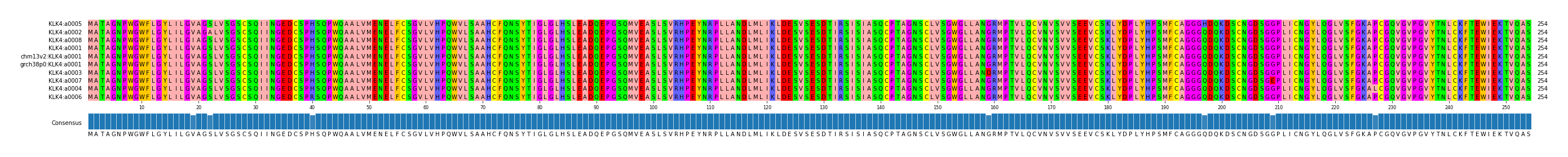 Multiple Alignments (by translate haplotype similarity)
