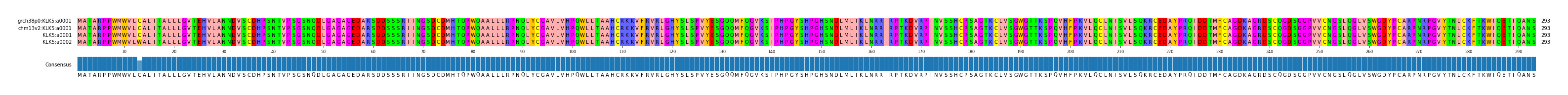 Multiple Alignments (by translate haplotype similarity)