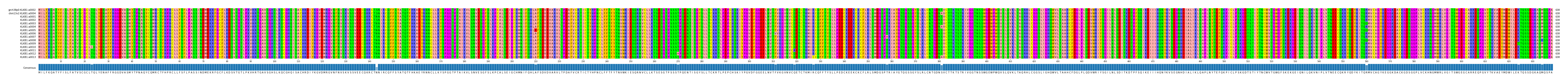 Multiple Alignments (by translate haplotype frequency)