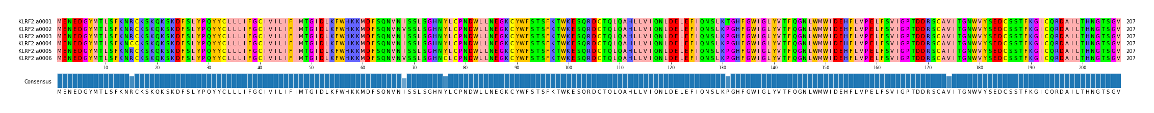 Multiple Alignments (by translate haplotype frequency)