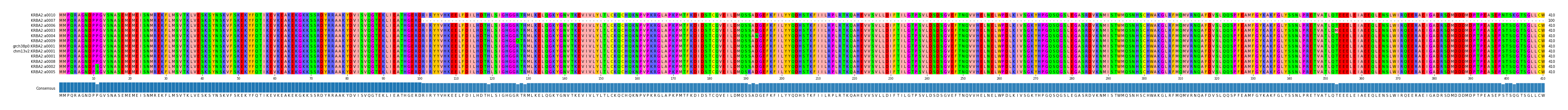 Multiple Alignments (by translate haplotype similarity)