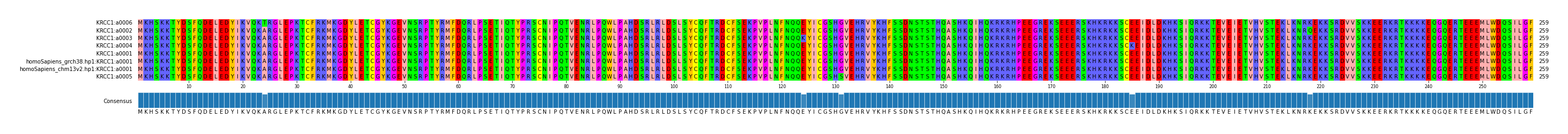 Multiple Alignments (by translate haplotype similarity)
