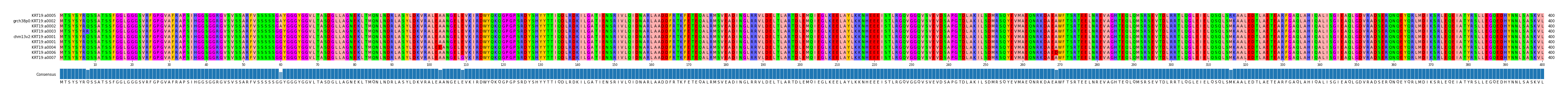 Multiple Alignments (by translate haplotype similarity)