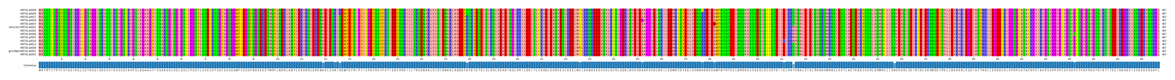 Multiple Alignments (by translate haplotype similarity)