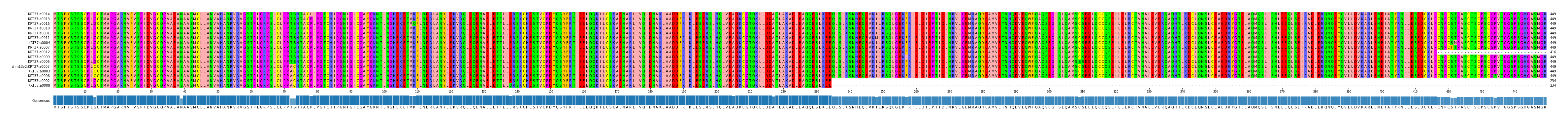 Multiple Alignments (by translate haplotype similarity)