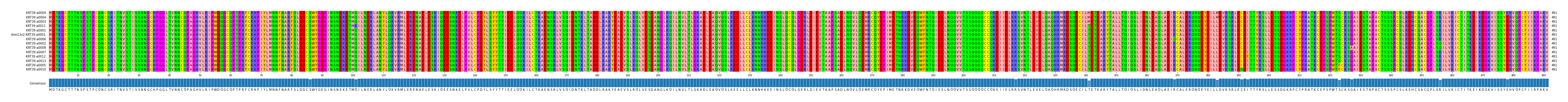 Multiple Alignments (by translate haplotype similarity)