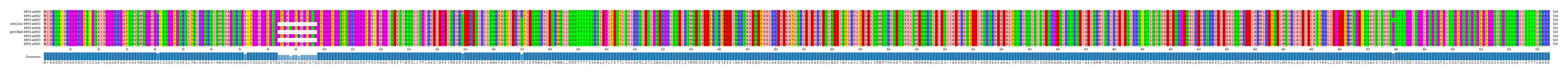 Multiple Alignments (by translate haplotype similarity)