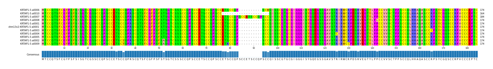 Multiple Alignments (by translate haplotype similarity)