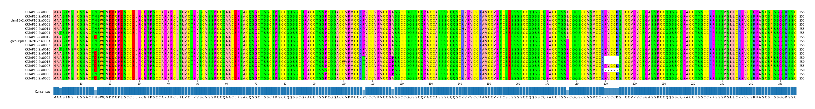 Multiple Alignments (by translate haplotype similarity)