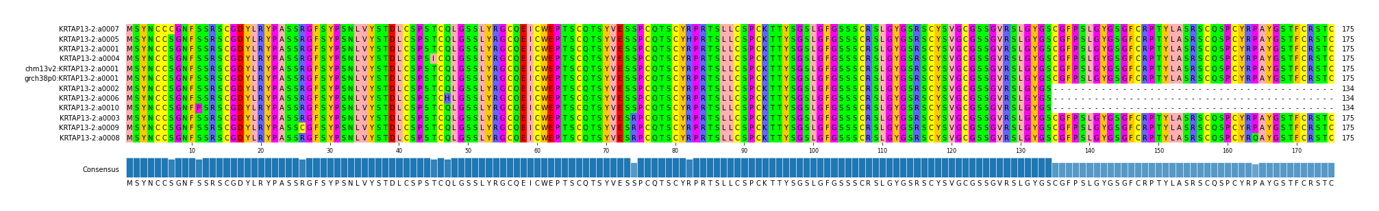 Multiple Alignments (by translate haplotype similarity)