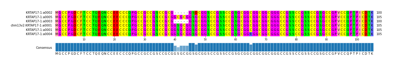 Multiple Alignments (by translate haplotype similarity)