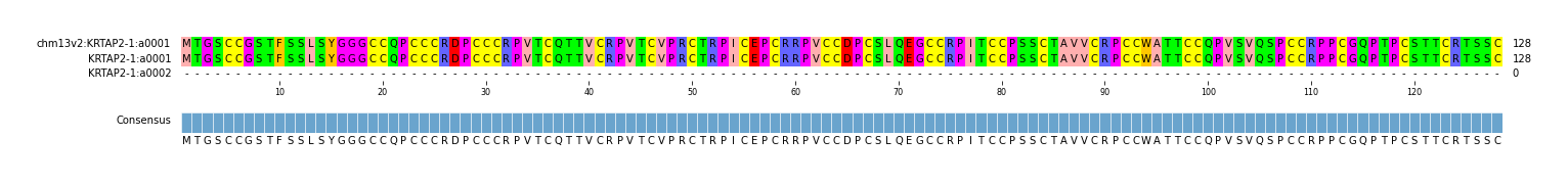 Multiple Alignments (by translate haplotype similarity)