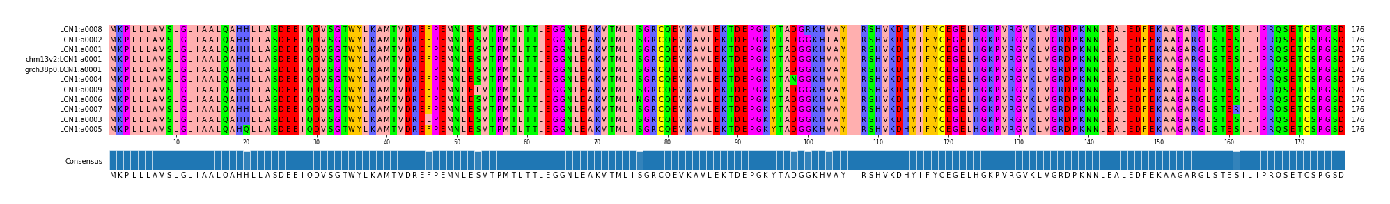 Multiple Alignments (by translate haplotype similarity)