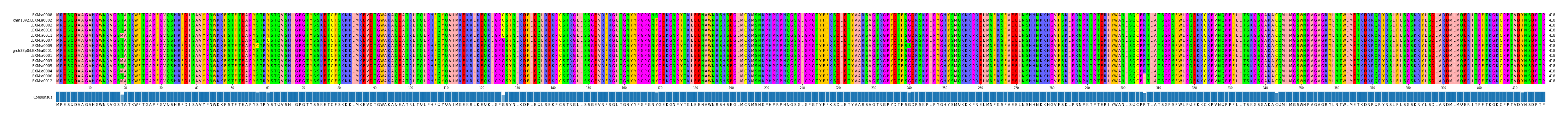 Multiple Alignments (by translate haplotype similarity)