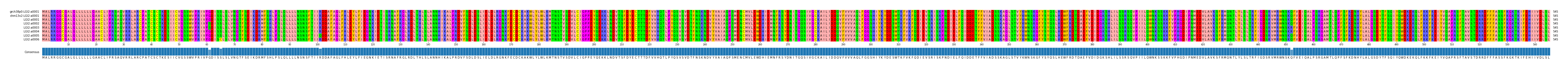 Multiple Alignments (by translate haplotype frequency)