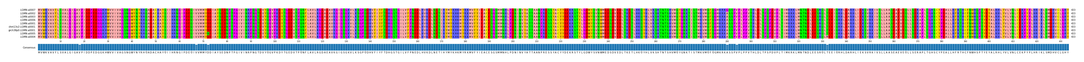 Multiple Alignments (by translate haplotype similarity)