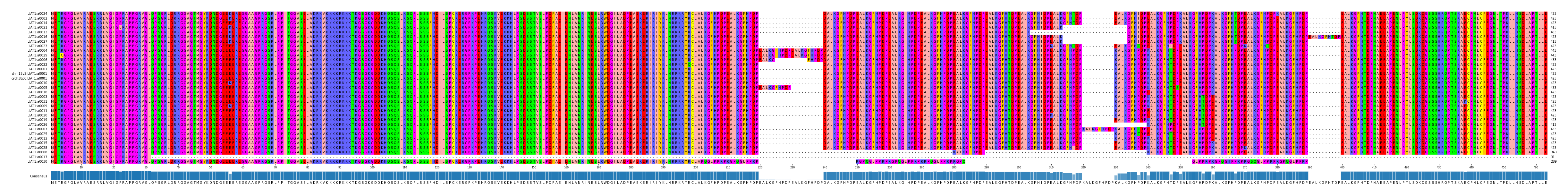 Multiple Alignments (by translate haplotype similarity)