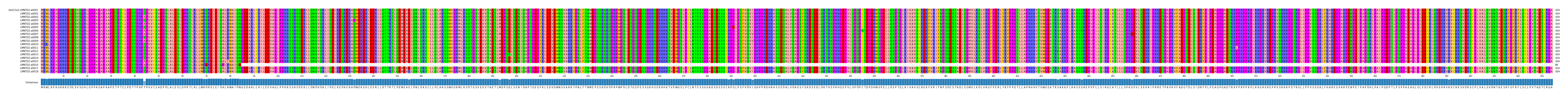 Multiple Alignments (by translate haplotype frequency)