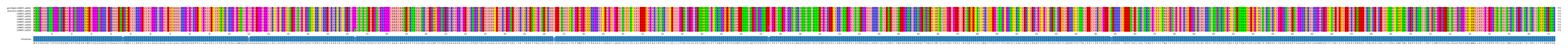 Multiple Alignments (by translate haplotype frequency)