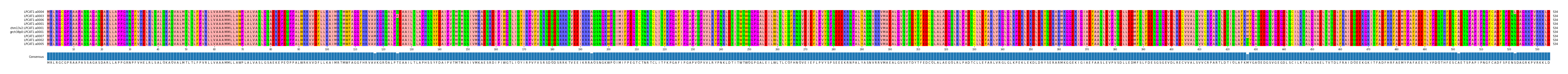 Multiple Alignments (by translate haplotype similarity)