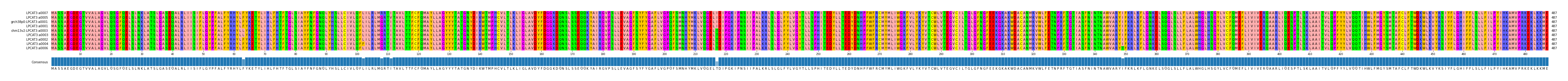 Multiple Alignments (by translate haplotype similarity)
