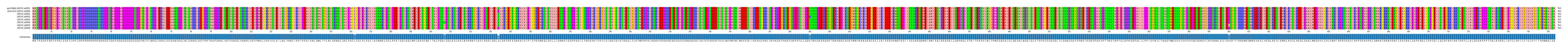 Multiple Alignments (by translate haplotype frequency)