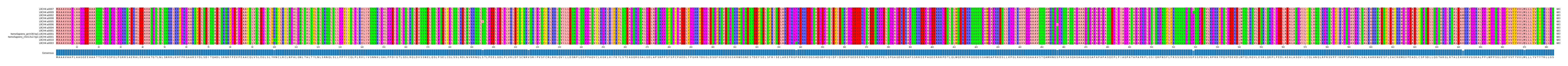 Multiple Alignments (by translate haplotype similarity)