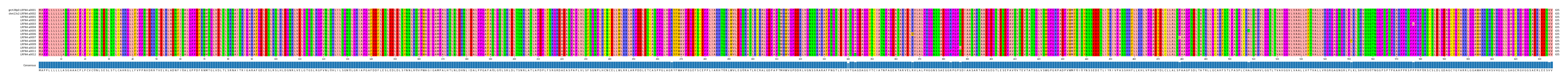 Multiple Alignments (by translate haplotype frequency)
