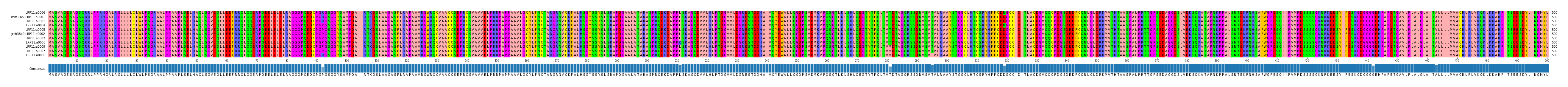 Multiple Alignments (by translate haplotype similarity)