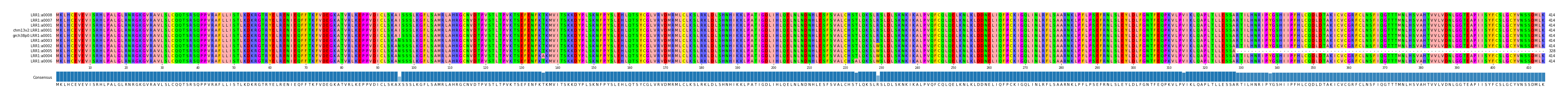 Multiple Alignments (by translate haplotype similarity)