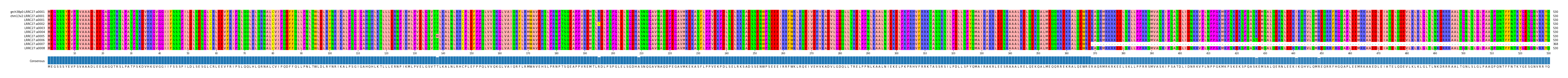 Multiple Alignments (by translate haplotype frequency)