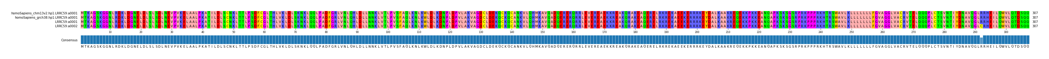 Multiple Alignments (by translate haplotype similarity)