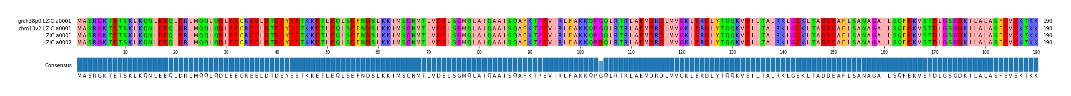 Multiple Alignments (by translate haplotype similarity)