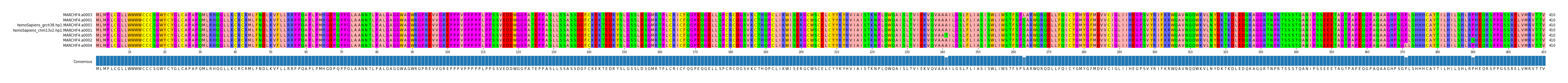 Multiple Alignments (by translate haplotype similarity)