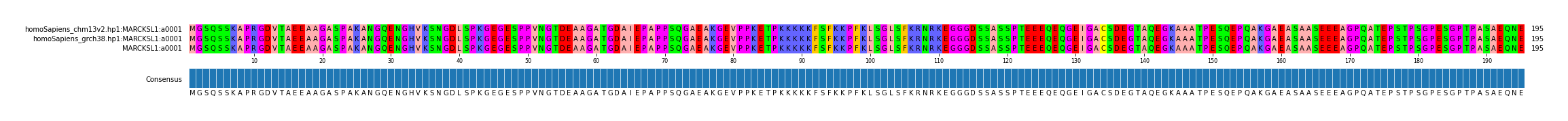 Multiple Alignments (by translate haplotype similarity)